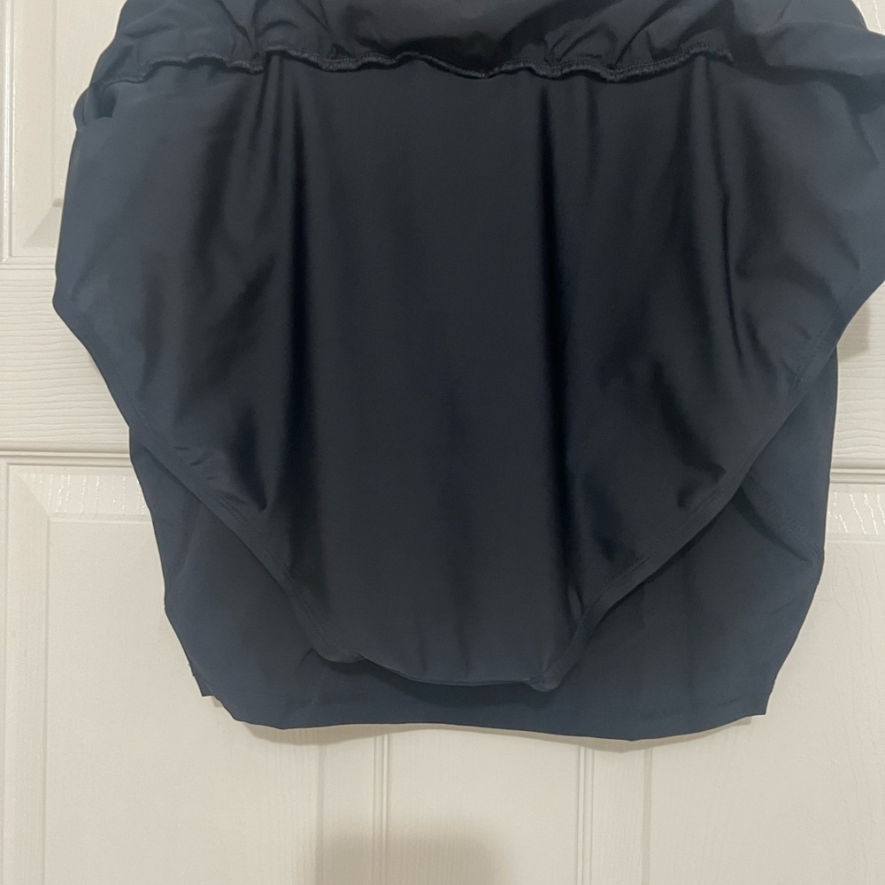 NWT Kona Sol Black High Waist Coverage Swim Skirt Bottoms. Size XL - Picture 5 of 6